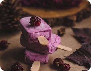Sorvetes roxo